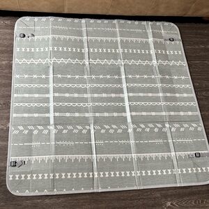 Baby / toddler play soft mat. Gray / multi color